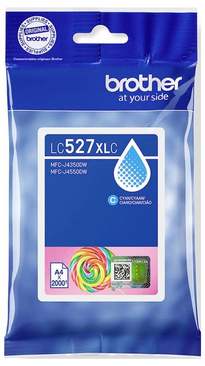 Produktbild: Brother Druckerpatrone LC527XLC - Hohe Ergiebigkeit - C Original Cyan LC527XLC