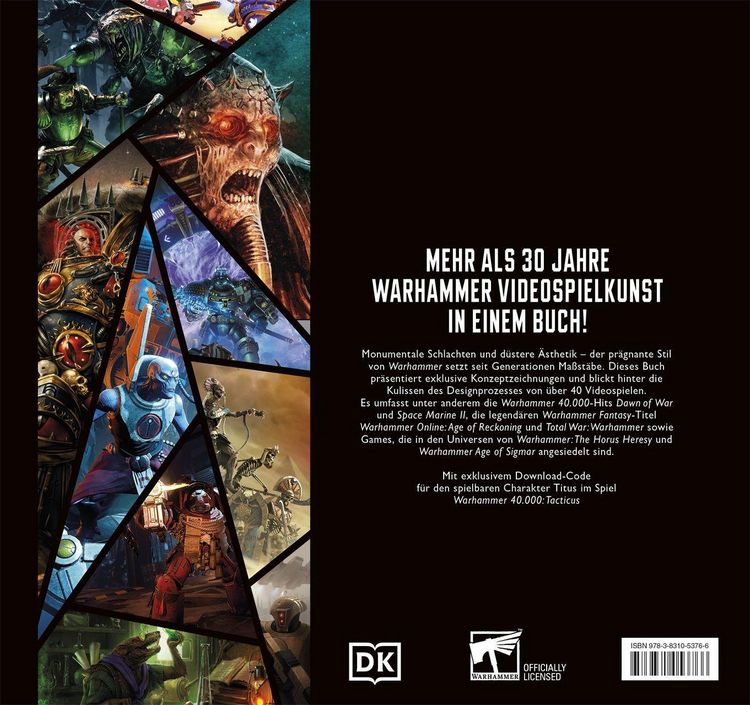 Produktbild: The Art of Warhammer Videospiele