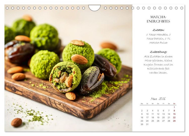 Produktbild: Superfood Power - Gesunde und leckere Superfood-Snacks (Wandkalender 2026 DIN A4 quer), CALVENDO Monatskalender
