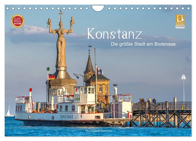 Produktbild: Konstanz - die gr&ouml;&szlig;te Stadt am Bodensee (Wandkalender 2026 DIN A4 quer), CALVENDO Monatskalender