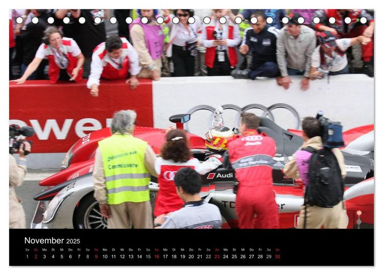 Produktbild: 24 Stunden in Le Mans (Tischkalender 2025 DIN A5 quer), CALVENDO Monatskalender