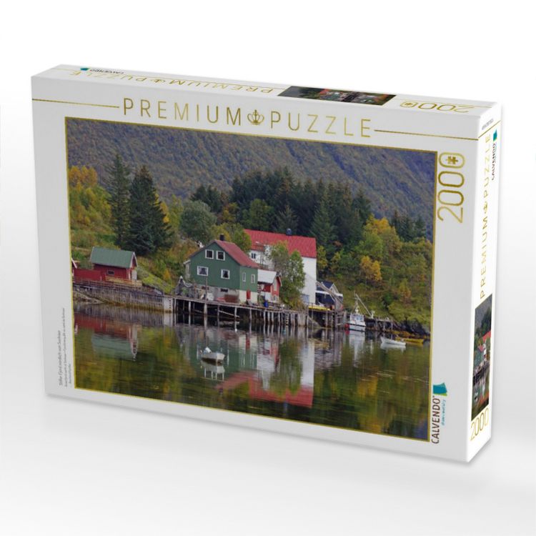 Produktbild: CALVENDO Puzzle Stiller Fjord n&ouml;rdlich von Svolvaer | 2000 Teile Lege-Gr&ouml;&szlig;e 90x67cm Foto-Puzzle f&uuml;r gl&uuml;ckliche Stunden
