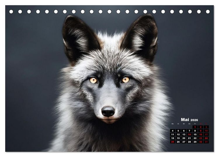 Produktbild: Only Black (Tischkalender 2026 DIN A5 quer), CALVENDO Monatskalender
