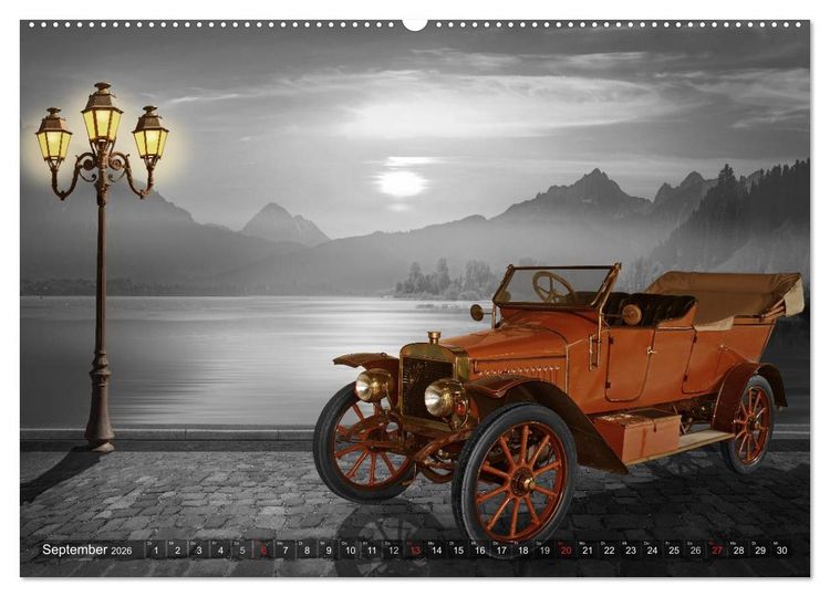 Produktbild: Oldtimer auf Reisen (hochwertiger Premium Wandkalender 2026 DIN A2 quer), Kunstdruck in Hochglanz