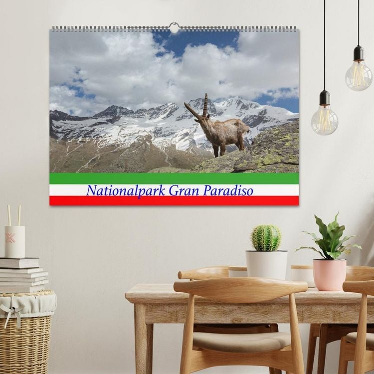 Produktbild: Nationalpark Gran Paradiso (Wandkalender 2026 DIN A2 quer), CALVENDO Monatskalender