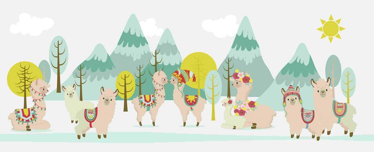 Produktbild: URSUS Laternenzeit Laternen-Bastelset Lama, Set 28