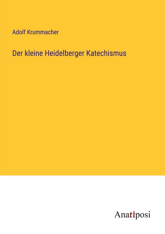 Produktbild: Der kleine Heidelberger Katechismus