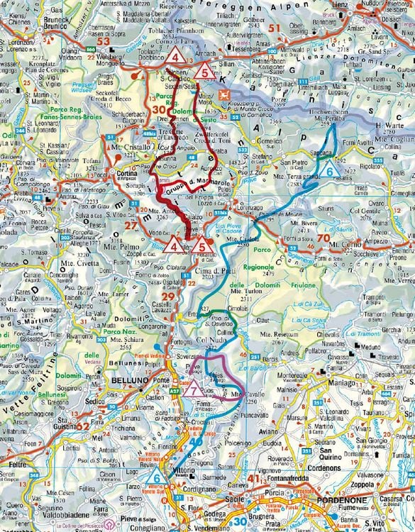 Produktbild: Dolomiten Höhenwege 4-7