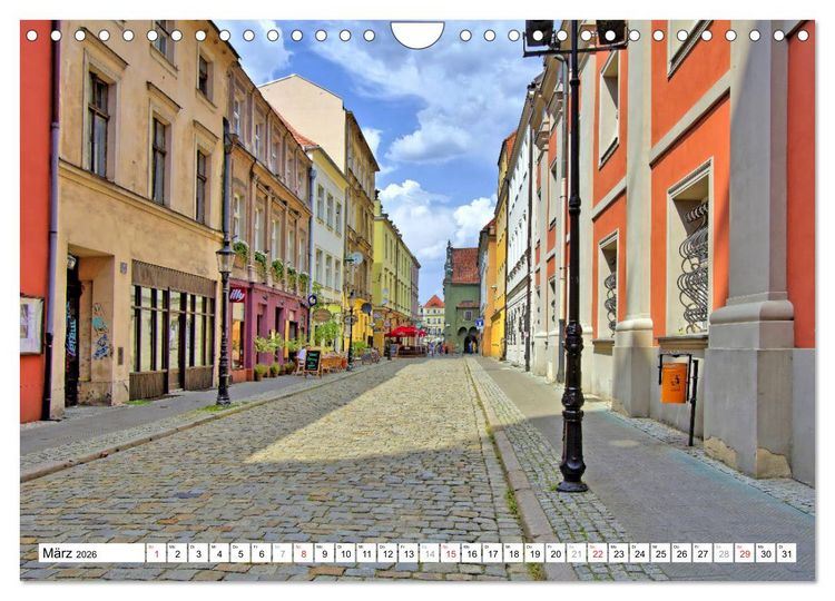 Produktbild: Posen Poznan - Bunte und strahlende Akzente (Wandkalender 2026 DIN A4 quer), CALVENDO Monatskalender