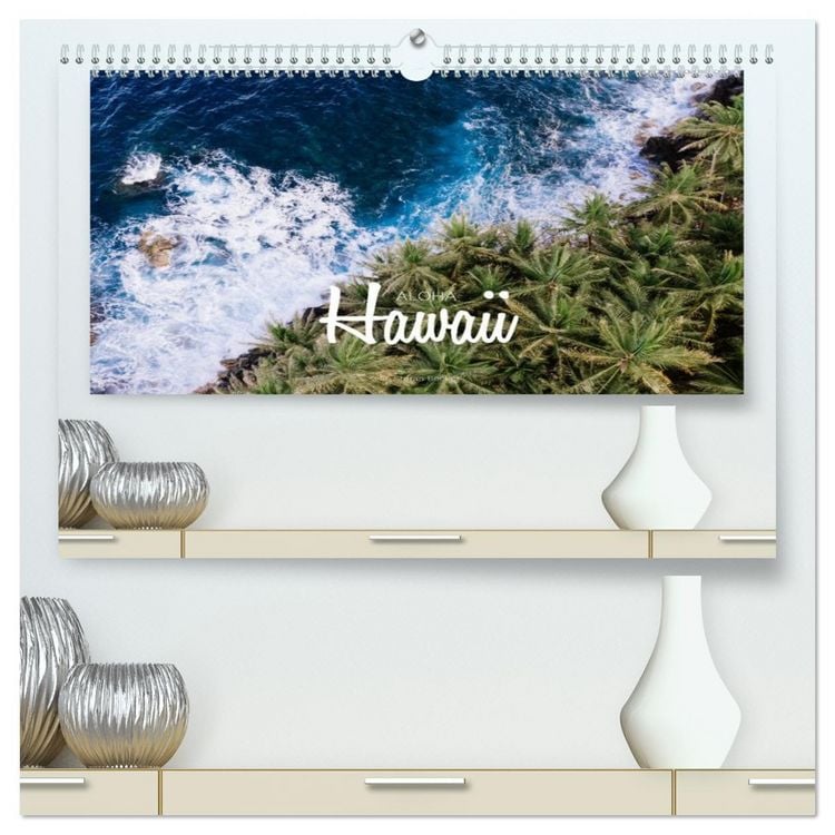 Produktbild: Aloha Hawaii (hochwertiger Premium Wandkalender 2026 DIN A2 quer), Kunstdruck in Hochglanz