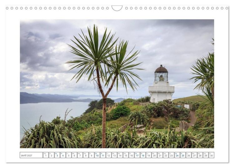 Produktbild: Phares de Nouvelle-Z&eacute;lande (Calendrier mural 2027 DIN A3 vertical), CALVENDO calendrier mensuel