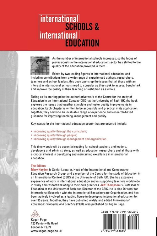 Produktbild: International Schools and International Education