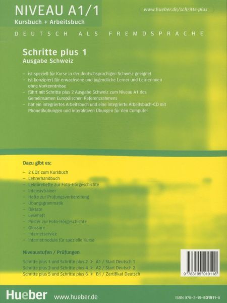 Produktbild: Schritte Plus 1 Ausgabe Schweiz