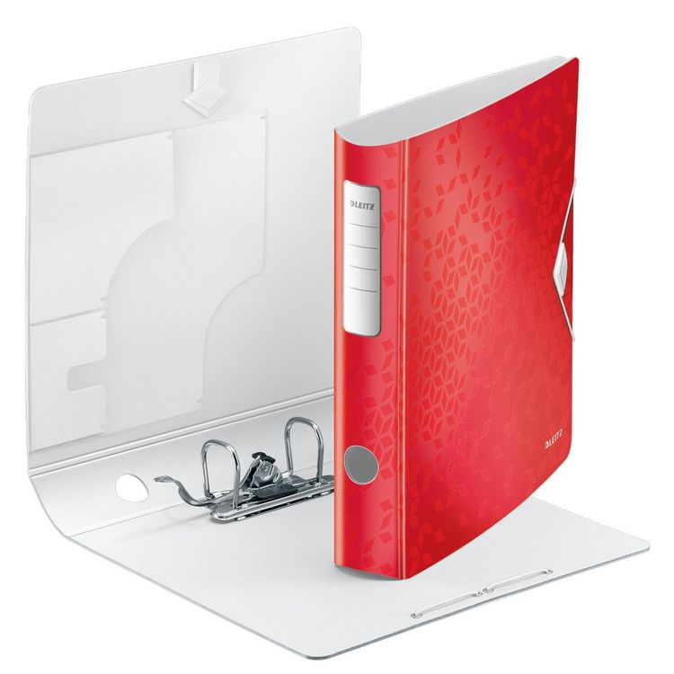 Produktbild: Leitz Ordner DIN A4 R&uuml;ckenbreite: 65mm Rot 2 B&uuml;gel 11070026