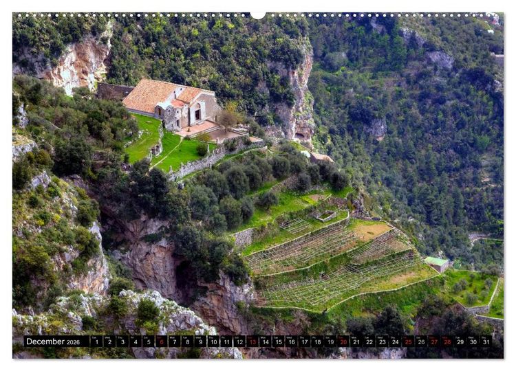 Produktbild: Amalfi Coast and Capri (High Quality Premium Wall Calendar 2026 DIN A2 landscape),CALVENDO 12 Month Wall Calendar
