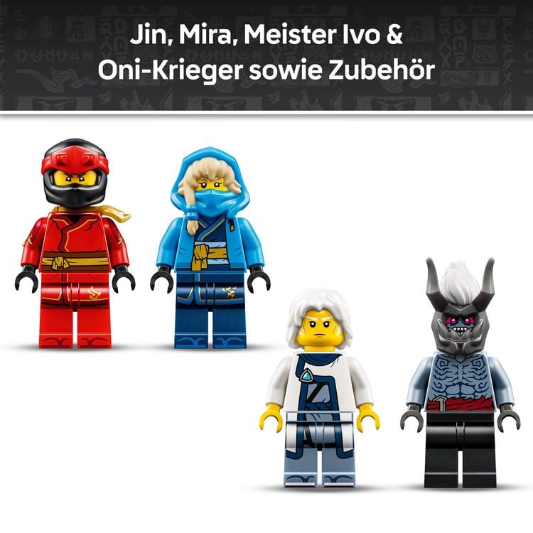 Produktbild: LEGO NINJAGO 71871 Showdown auf der Drachenklinge, Bauset mit Actionfigur f&uuml;r Kinder ab 9 Jahren