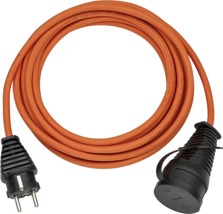 Produktbild: Brennenstuhl 1169960 Strom Verl&auml;ngerungskabel Orange, Schwarz 5 m AT-N05V3V3-F 3G 1,5 mm&sup2; UV-Best&auml;ndig