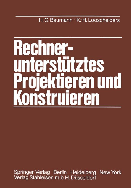 Produktbild: Rechnerunterst&uuml;tztes Projektieren und Konstruieren
