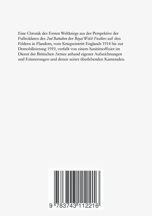 Produktbild: Der Krieg, wie ihn die Infanterie erfuhr