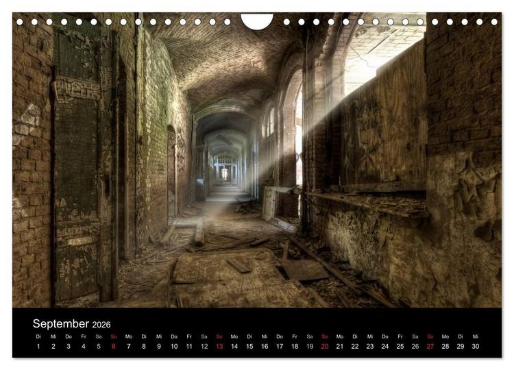 Produktbild: Lost Places - Verlassene Orte (Wandkalender 2026 DIN A4 quer), CALVENDO Monatskalender