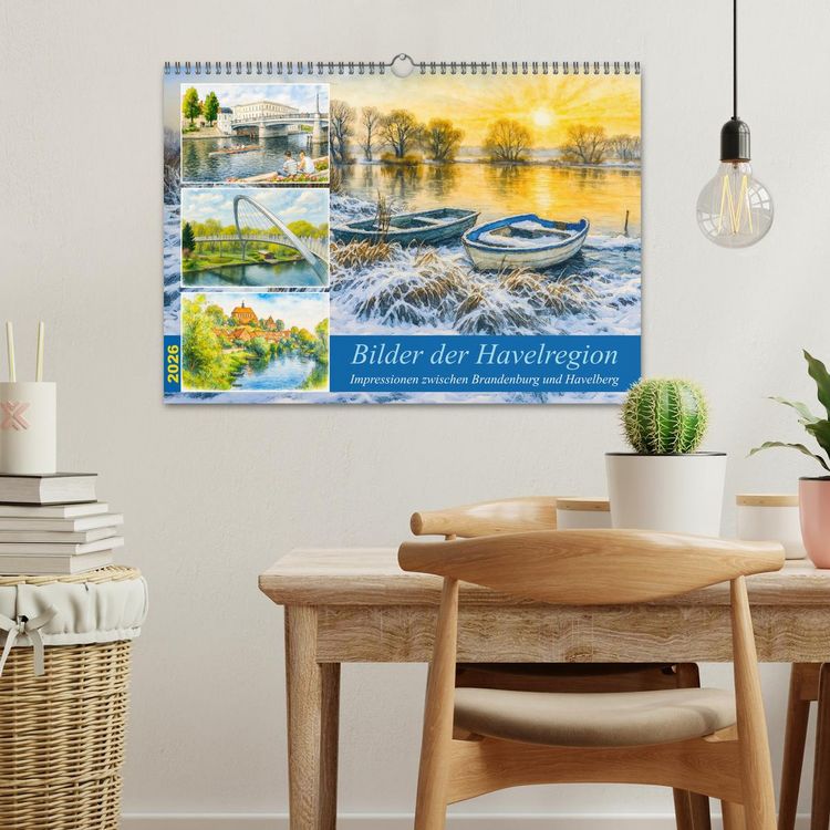 Produktbild: Bilder der Havelregion - Impressionen zwischen Brandenburg und Havelberg (Wandkalender 2026 DIN A3 quer), CALVENDO Monatskalender