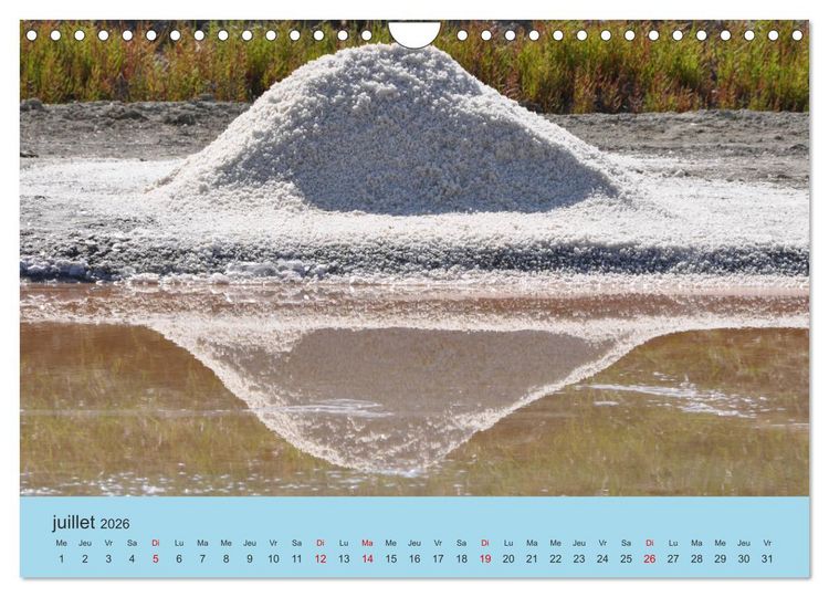 Produktbild: La Charente Maritime, des paysages entre terre et mer (Calendrier mural 2026 DIN A4 vertical), CALVENDO calendrier mensuel