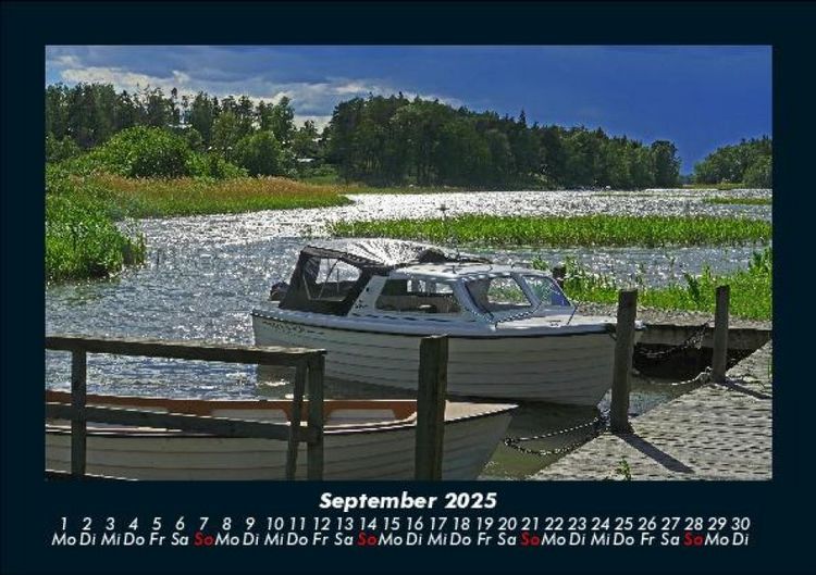 Produktbild: Bootskalender 2025 Fotokalender DIN A5