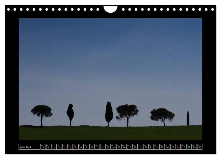 Produktbild: Toskana - Die Magie des Val d'Orcia (Wandkalender 2026 DIN A4 quer), CALVENDO Monatskalender