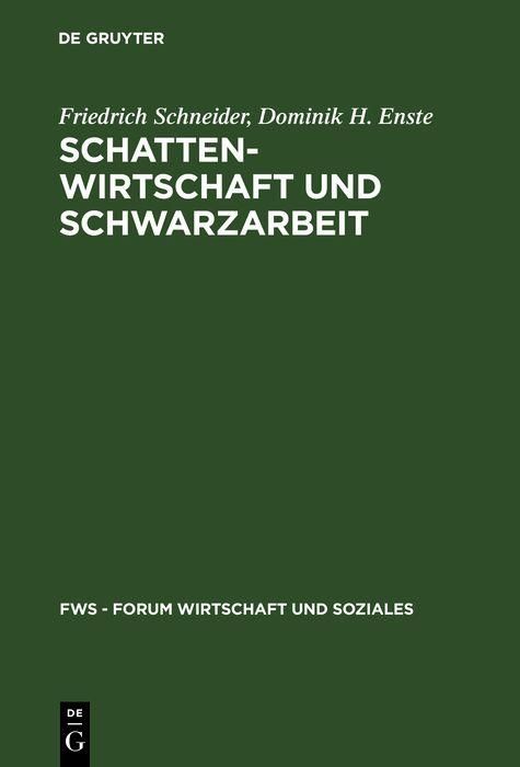 Produktbild: Schattenwirtschaft und Schwarzarbeit