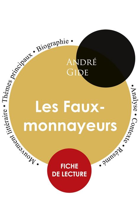 Produktbild: Fiche de lecture Les Faux-monnayeurs (&Eacute;tude int&eacute;grale)