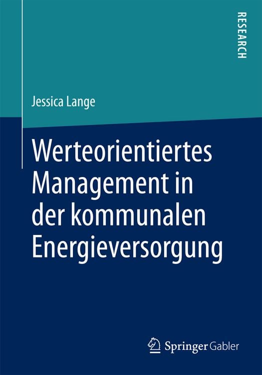 Produktbild: Werteorientiertes Management in der kommunalen Energieversorgung