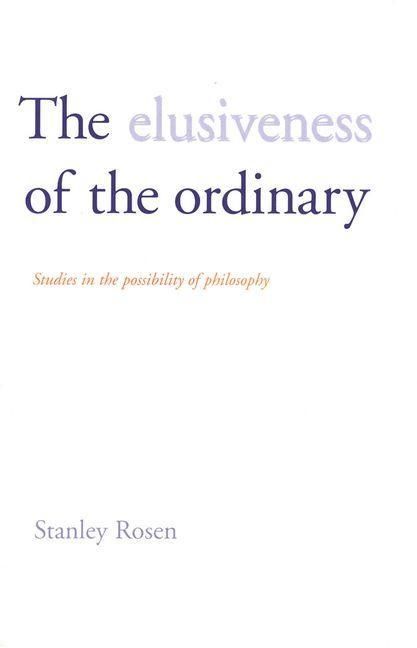Produktbild: The Elusiveness of the Ordinary