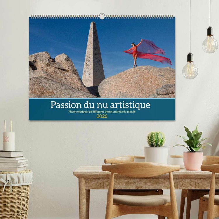 Produktbild: Passion du nu artistique (Calendrier mural 2026 DIN A2 vertical), CALVENDO calendrier mensuel