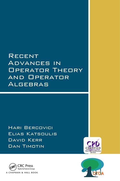 Produktbild: Recent Advances in Operator Theory and Operator Algebras