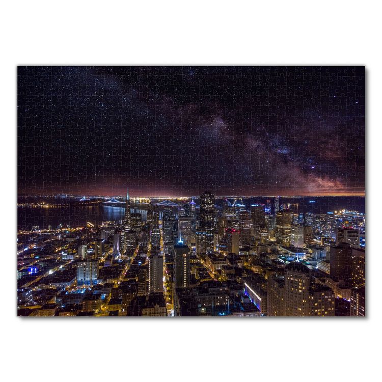 Produktbild: Lais Puzzle San Fracisco und Milchstra&szlig;e 1000 Teile