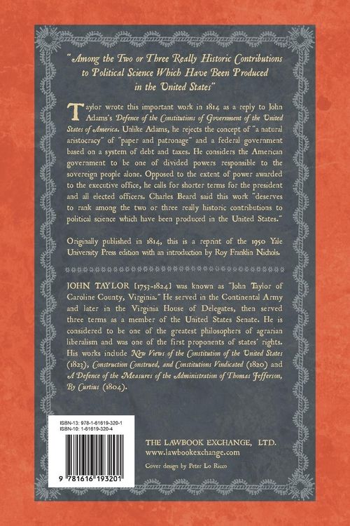 Produktbild: An Inquiry Into the Principles and Policy of the Government of the United States