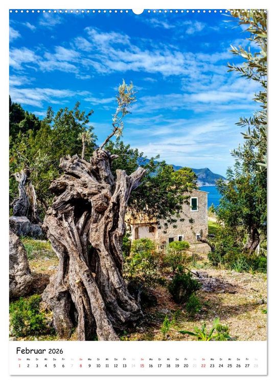 Produktbild: Mallorca - wild und romantisch (Wandkalender 2026 DIN A2 hoch), CALVENDO Monatskalender