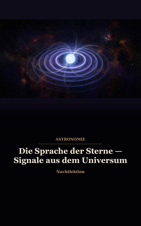 Produktbild: Die Sprache der Sterne  Signale aus dem Universum