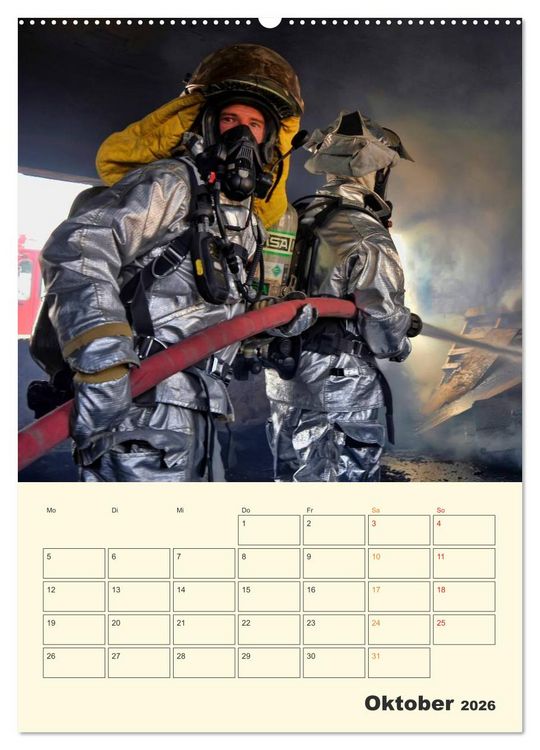 Produktbild: Feuerwehr - Warten auf den n&auml;chsten Einsatz (hochwertiger Premium Wandkalender 2026 DIN A2 hoch), Kunstdruck in Hochglanz