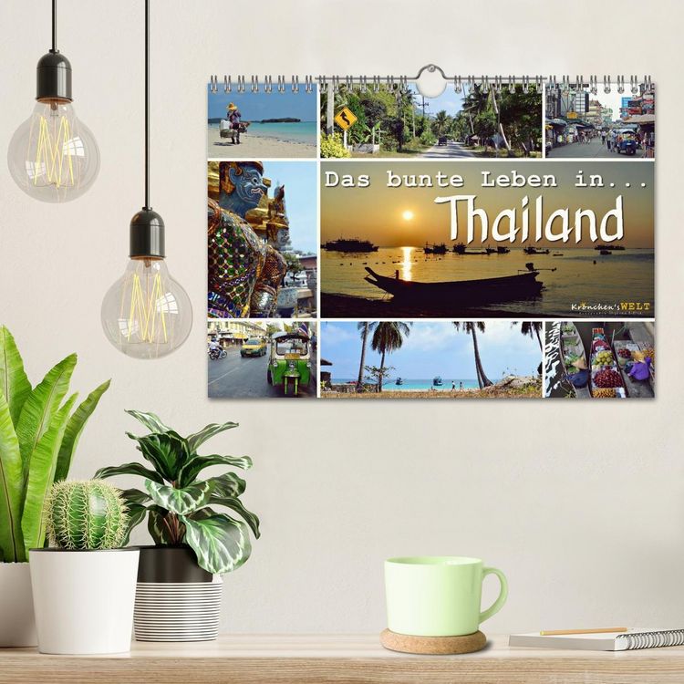 Produktbild: Das bunte Leben in Thailand (Wandkalender 2026 DIN A4 quer), CALVENDO Monatskalender