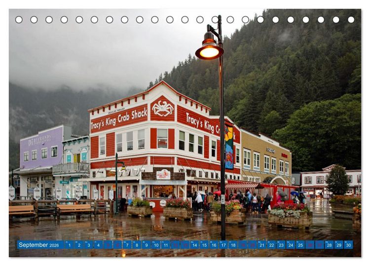 Produktbild: Von Vancouver nach Alaska (Tischkalender 2026 DIN A5 quer), CALVENDO Monatskalender