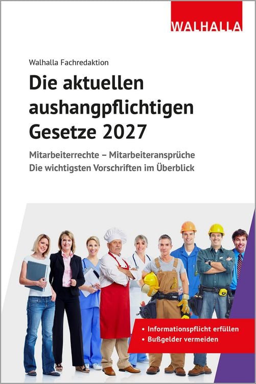 Produktbild: Die aktuellen aushangpflichtigen Gesetze 2027
