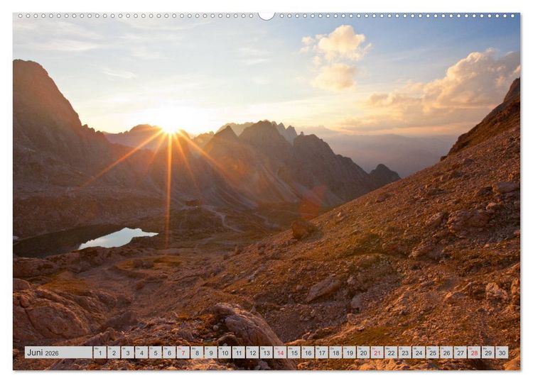 Produktbild: Lienzer Dolomiten (hochwertiger Premium Wandkalender 2026 DIN A2 quer), Kunstdruck in Hochglanz