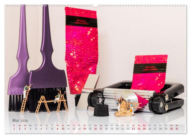 Produktbild: Hair-liche Zeiten (hochwertiger Premium Wandkalender 2026 DIN A2 quer), Kunstdruck in Hochglanz