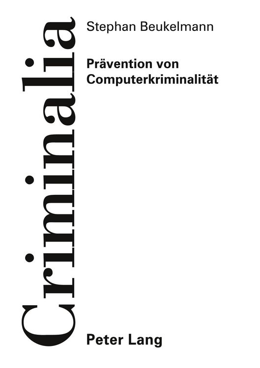 Produktbild: Pr&auml;vention von Computerkriminalit&auml;t
