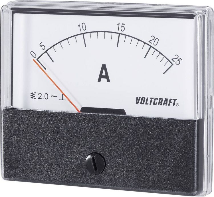 Produktbild: VOLTCRAFT AM-70X60/25A AM-70X60/25A Einbau-Messger&auml;t AM-70X60/25A 25A Dreheisen