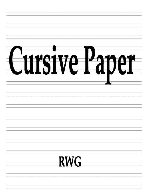 Produktbild: Cursive Paper
