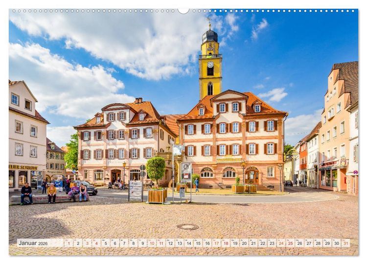 Produktbild: Bad Mergentheim Impressionen (Wandkalender 2026 DIN A2 quer), CALVENDO Monatskalender