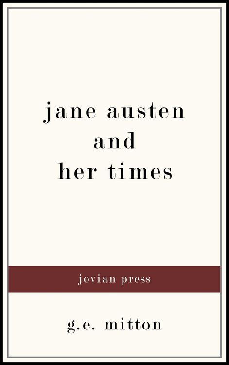 Produktbild: Jane Austen and Her Times