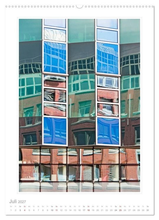 Produktbild: Spiegelungen in der Architektur (Wandkalender 2027 DIN A2 hoch), CALVENDO Monatskalender
